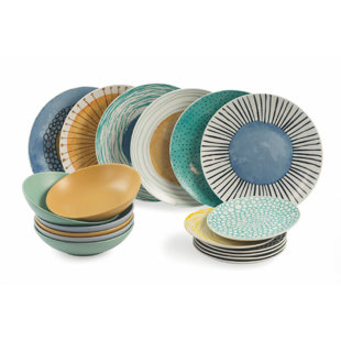 VILLA D'ESTE HOME 18-tlg. Tafelservice Marea für 6 Personen