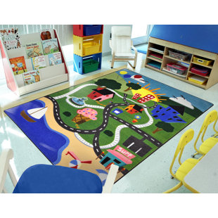 JOY CARPETS Happy Town© Tufted Gray Area Rug