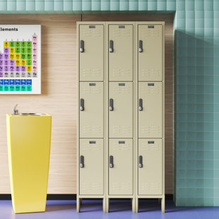 HALLOWELL DigiTech Metal 3 - Tier 36'' Employee Locker