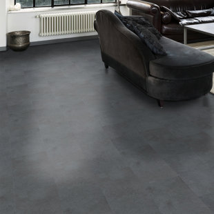 LUCIDA USA MaxCore Terra 22mil x 12" W x 24" L Guaged Slated Click Lock Vinyl Tile Flooring