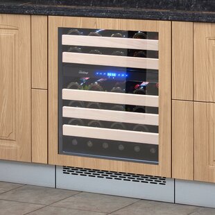 Vinotemp Private Reserve Panel-Ready Dual-Zone 24" Wine Cooler