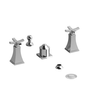 RIOBEL Eiffel™ Two Handle Deck Mount Bidet Faucet