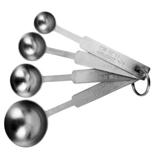 1956 Catering 4 Piece Stainless Steel Measuring Spoon Set