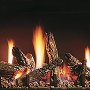 KINGSMAN FIREPLACES Direct Vent Wall Mounted Fireplace Insert