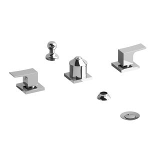 RIOBEL Zendo™ Two Handle Widespread Bidet Faucet