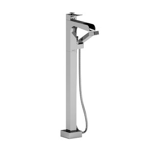 RIOBEL Zendo™ Single Hole Floor Mount Tub Filler Trim with Trough