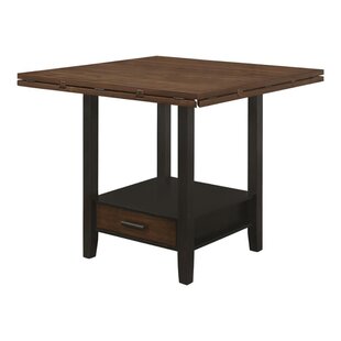 CDECOR HOME FURNISHINGS Sandoval Extendable Solid Wood Dining Table