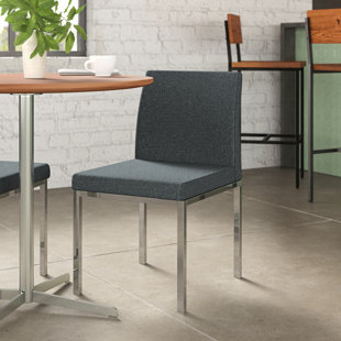 B&T DESIGN Paria Wool Solid Back Side Chair
