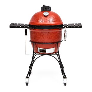 Kamado Joe ClassicJoe I 18-inch Charcoal Grill in Red