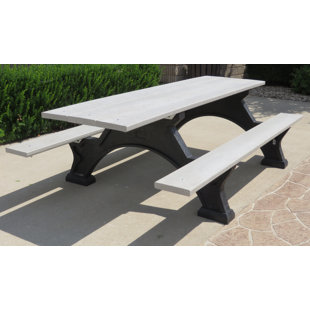 ARLMONT & CO. Myquisha Rectangular 6 - Person Outdoor Dining Set