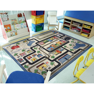 JOY CARPETS Just for Kids Tiny Town Area Rug