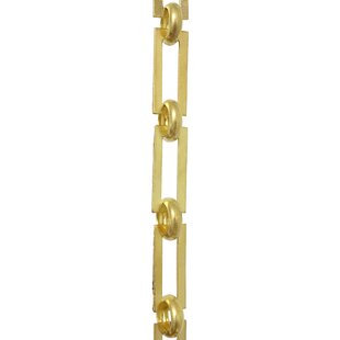 RCH SUPPLY COMPANY Decorative Rectangle Chandelier Chain or Chain Break 3ft