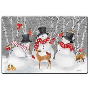 COUNTERART Christmas Outdoor Doormat