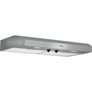 BOSCH 36" 500 Series 400 CFM Convertible Under Cabinet Range Hood in Stainless Steel