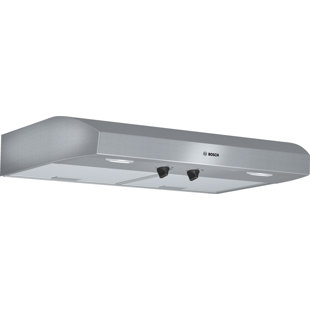 BOSCH 500 Series 30" 400 CFM Convertible Under Cabinet Range Hood in Stainless Steel