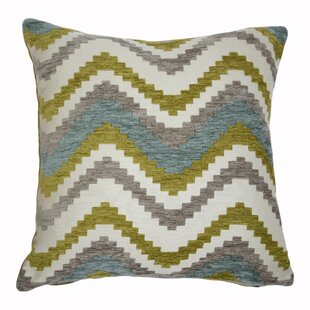 MCALISTERTEXTILES Chevron Chenille Reversible Pillow Cover