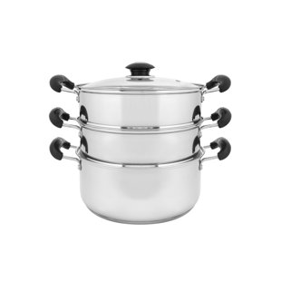 Concord Cookware 5 qt. Stainless Steel Steamer Pot with Lid