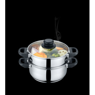 Concord Cookware 3 Quarts Stainless Steel Steamer Pot