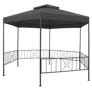 DAKOTA FIELDS Erman 3.5m x 3m Steel Patio Gazebo