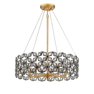 METROPOLITAN BY MINKA 5 - Light Dimmable Drum Chandelier