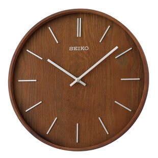 SEIKO Pax Solid Wood Wall Clock