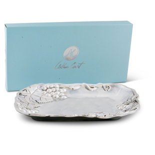 Arthur Court Designs Grape Aluminum Platter