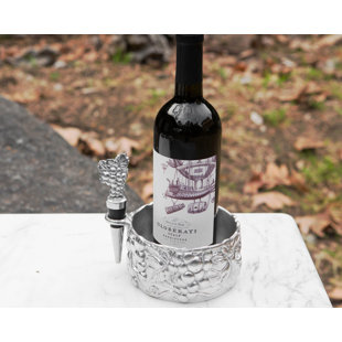 ARTHUR COURT DESIGNS Grape 1 Bottle Tabletop Wine Bottle Rack