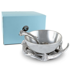Arthur Court Designs Antler Condiment Server