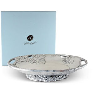 Arthur Court Designs Grape Aluminum Platter