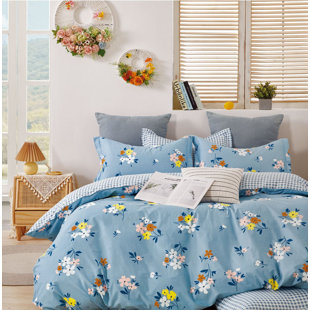 SAY YES BEDDING Quinn Cotton Twill Floral Comforter Set