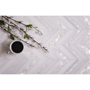 TILE CLUB 12" x 12" Natural Stone Marble Look Mosaic Wall & Floor Tile