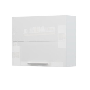 FURNITURE.AGENCY Riva 35.4'' W x 28.3'' H White Standard Wall Cabinet Ready-to-Assemble