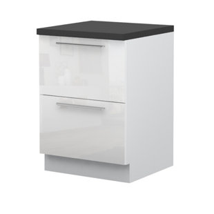 FURNITURE.AGENCY Riva White Standard Base Cabinet Ready-to-Assemble