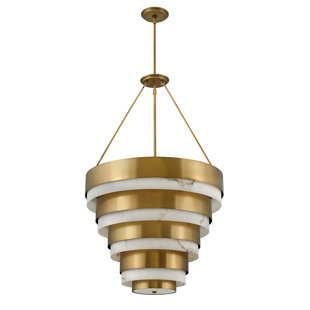HINKLEY Echelon Eight-Light Tiered Chandelier by Lisa McDennon