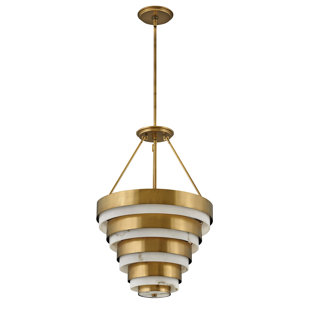 HINKLEY Echelon Four-Light Tiered Chandelier by Lisa McDennon