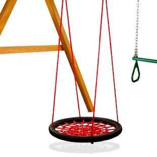 GORILLA PLAYSETS Nylon Saucer Swing with Chains and Hooks