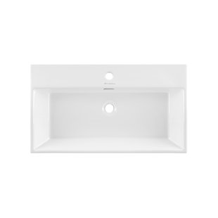 SWISS MADISON Claire 30 Ceramic Console Sink White Basin