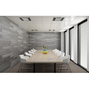 KINGSMAN HARDWARE 5" x 46.5" Reclaimed Peel and Stick Solid Wood Wall Paneling (Set of 10)