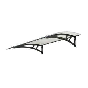 Canopia By Palram 136cm W x 95cm D Plastic Clear Cover Retractable Door / Window Awning