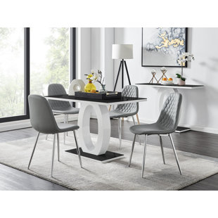 CANORA GREY Chowchilla Dining Set with 4 Chairs