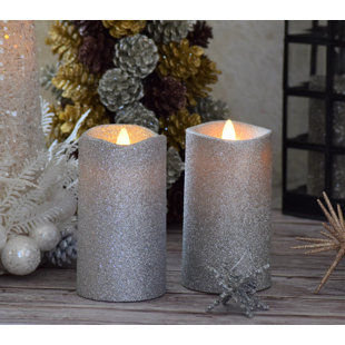 HOOGALIFE Unscented Flameless Candle (Set of 2)