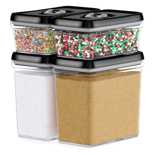 DWËLLZA KITCHEN Large Food Storage Containers Set (Set of 4)