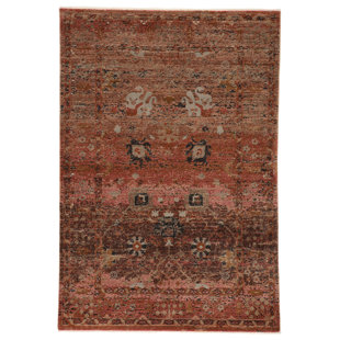 JOSS & MAIN Cointreau Red/Black/Ivory Rug