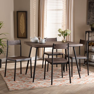 CORRIGAN STUDIO® Kaley 5 - Piece Counter Height Dining Set