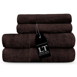LAVISH TOUCH 100% Cotton Bath Towels