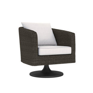 BERNHARDT Newport Swivel Patio Chair with Cushions