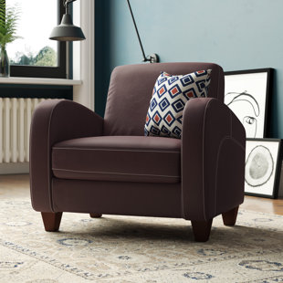 THREE POSTS Batavia Faux Leather Club Chair