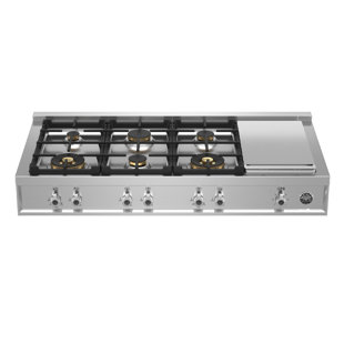BERTAZZONI 48" Gas Cooktop with 6 Burners