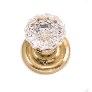 BRASS ACCENTS Netropol Double Dummy Door Knob