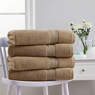 SPIRIT LINEN 100% Cotton Bath Sheet (Set of 4) (Set of 4)